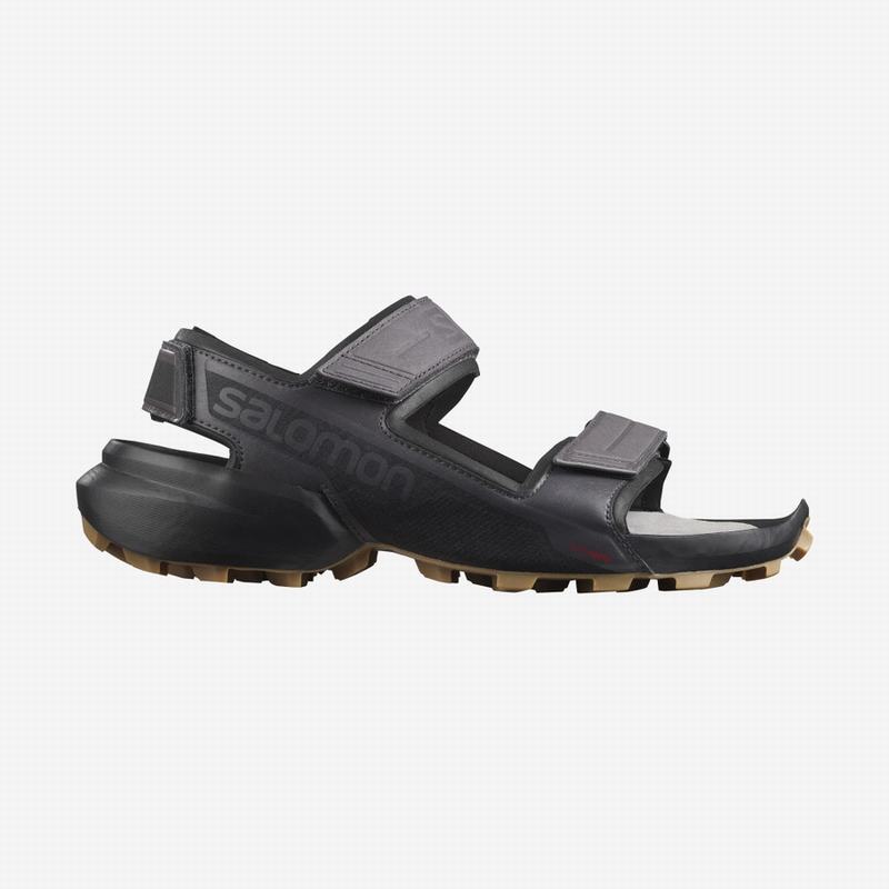 Salomon Israel SPEEDCROSS - Mens Sandals - Black (MIQF-64309)